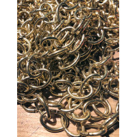 Oval Chain - Brass - Small Link - Per Metre